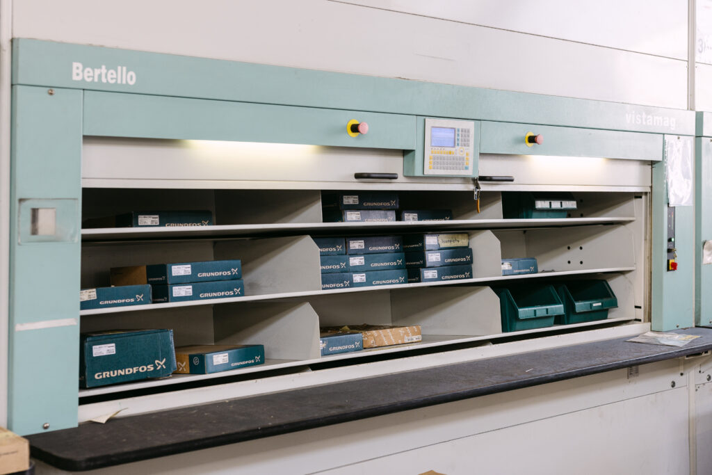 Magazzino ricambi originali Grundfos